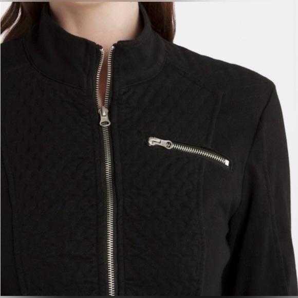 🌹NWOT:LIVERPOOL NEREUS BLACK ZIP UP JACKET - Picture 2 of 14